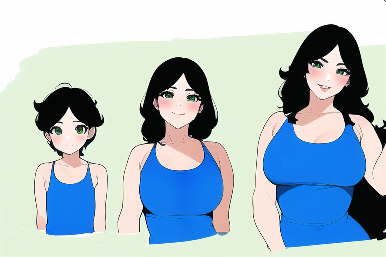 Deviantart Aging Process Emilia age progression Alternative Art by Foosha97 on DeviantArt