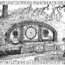 Frodo At Bag End pen and ink