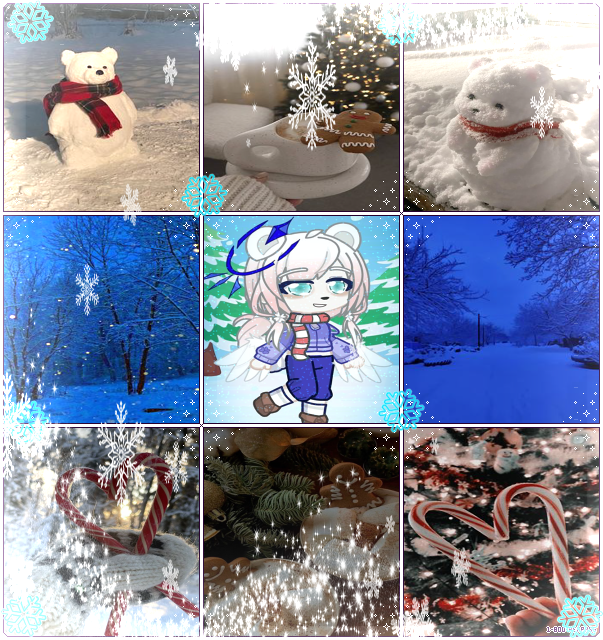 the winter angel bear is Moodboard