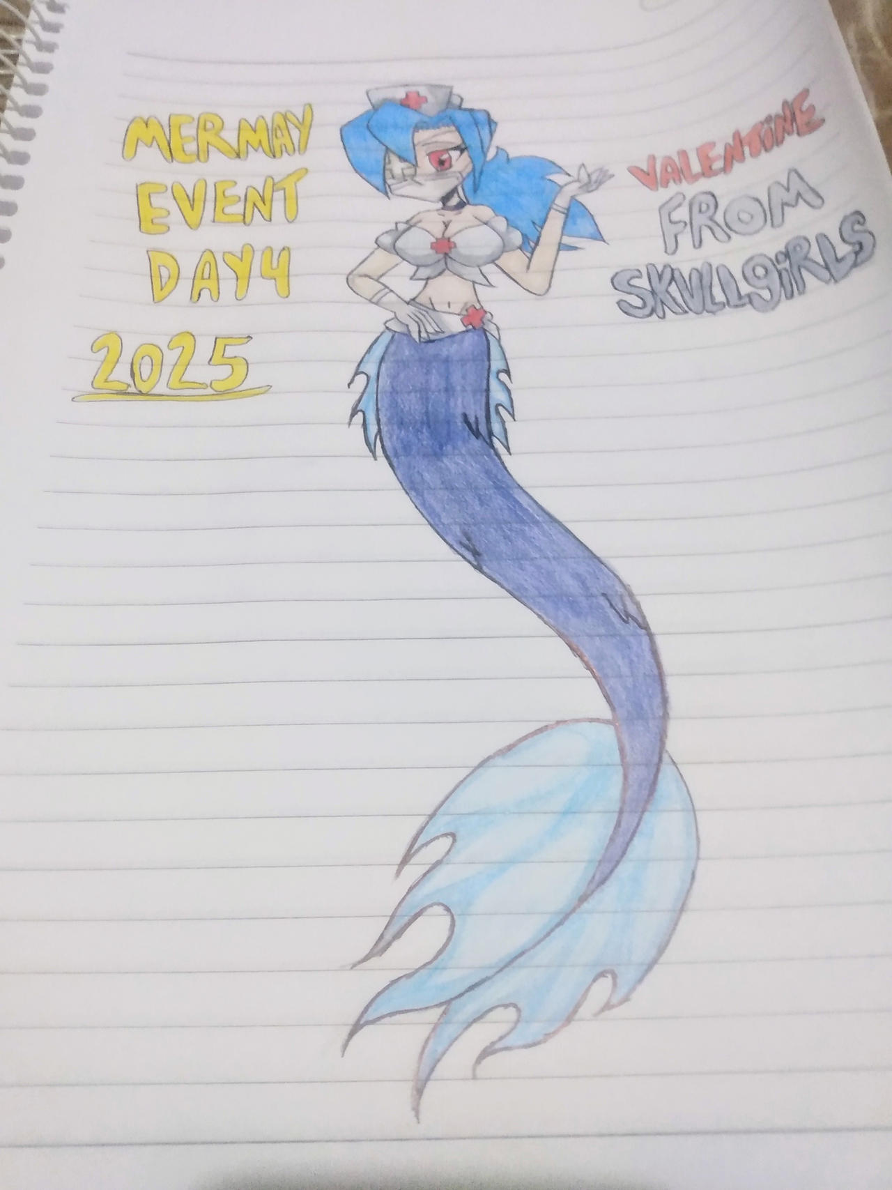 Day 4 of mermay character