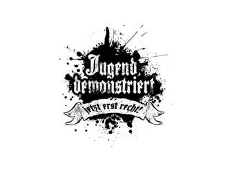 jugend demonstriert logotype