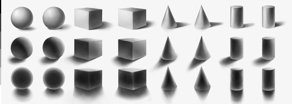 Value Reference Shapes Value Practice Sheets by Bostonology on DeviantArt