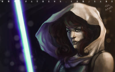 45 mins sketches - Mara Jade Skywalker
