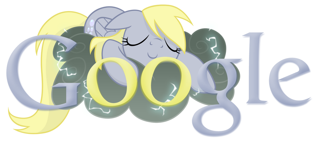 Derpy Hooves/Ditsy Doo Google Logo by ssumppg