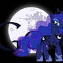 Princess Luna Google Logo +Dark Background