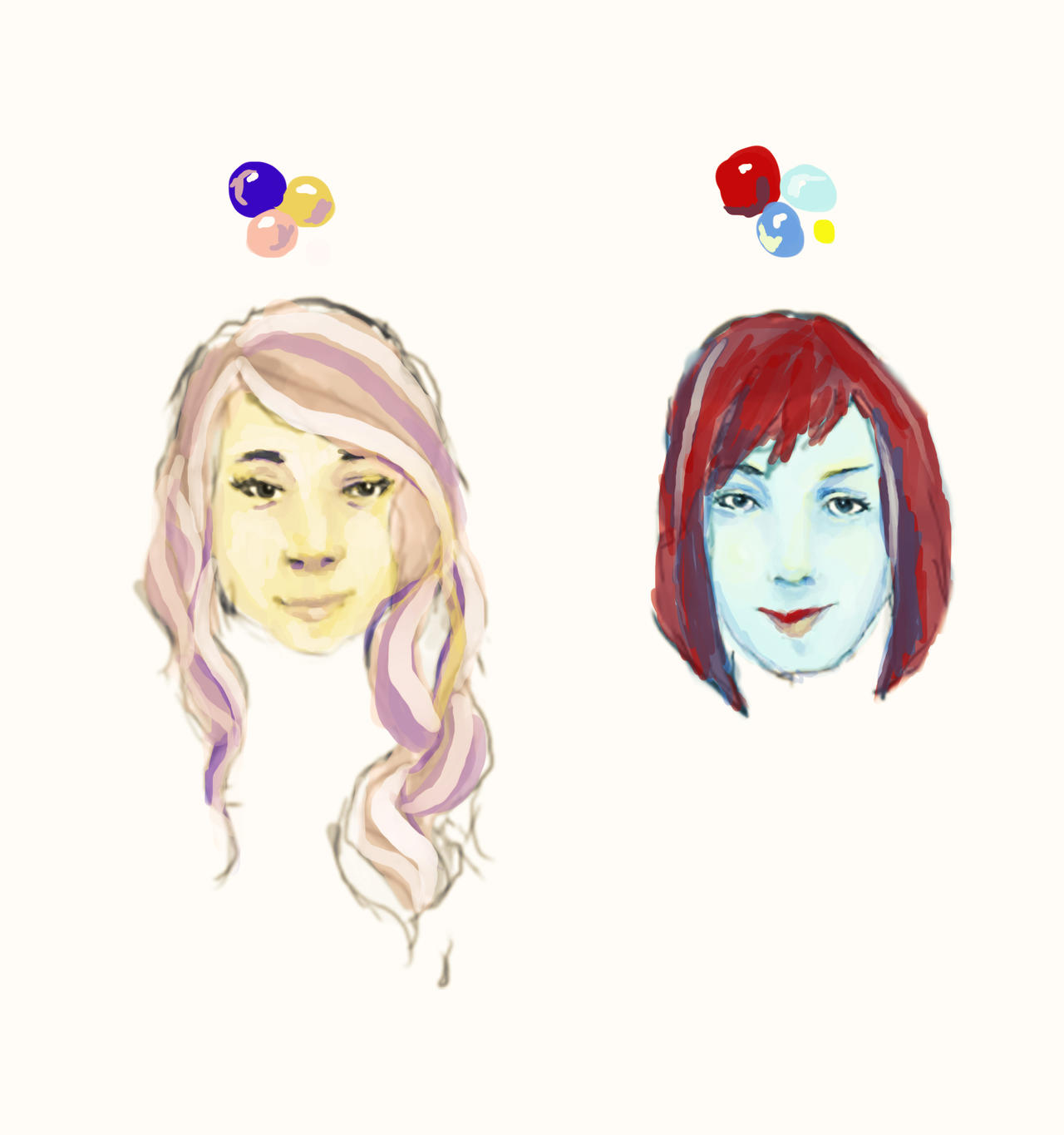 Fun with Friends and Colors by SoothSheeper