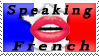 stamp speaking french