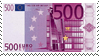 stamp 500 euros