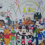 My drawing for Disney's 100th anniversary (repost)