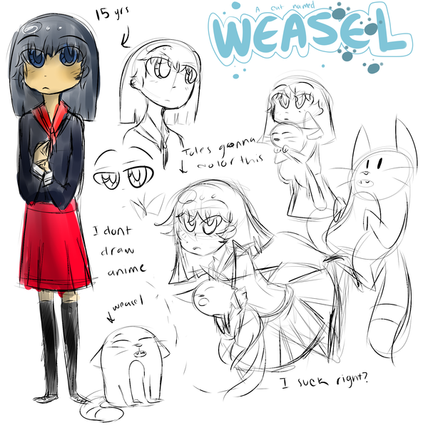 A cat named weasel