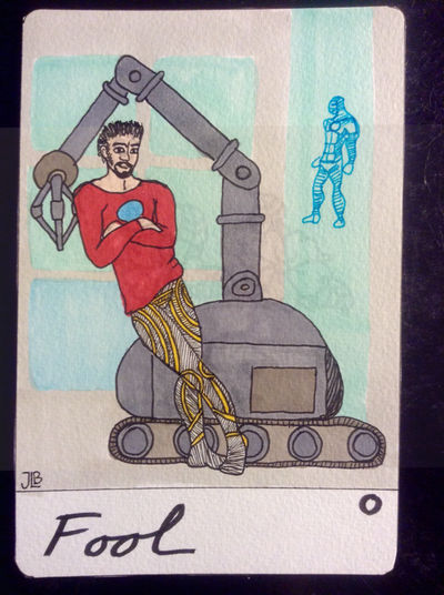 The Fool, tarot card 0 by naturegirlrocks