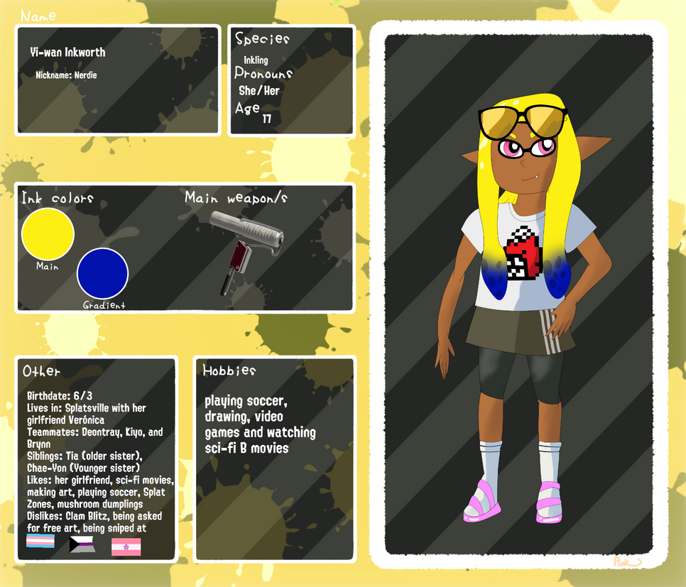 Splatoon OC template 2 by PunkPink on DeviantArt Splatoon OC template 2 by PunkPink on DeviantArt