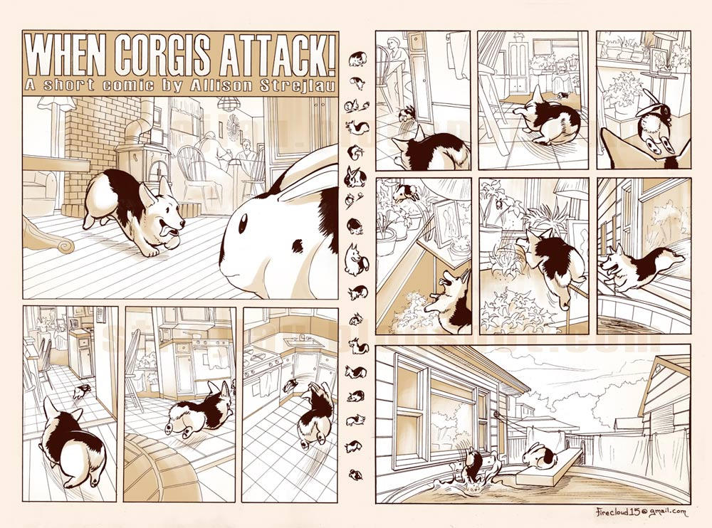 WHEN CORGIS ATTACK by firecloud on DeviantArt