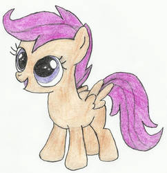 Scootaloo drawn