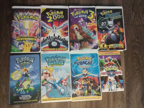 Pokemon movie vhs complete