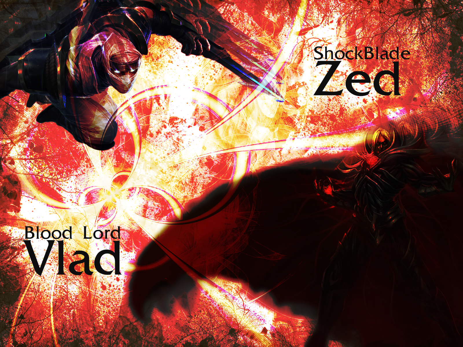 Shockblade Zed and Blood Lord Vlad