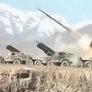 Soviets firing rockets in Afghanistan