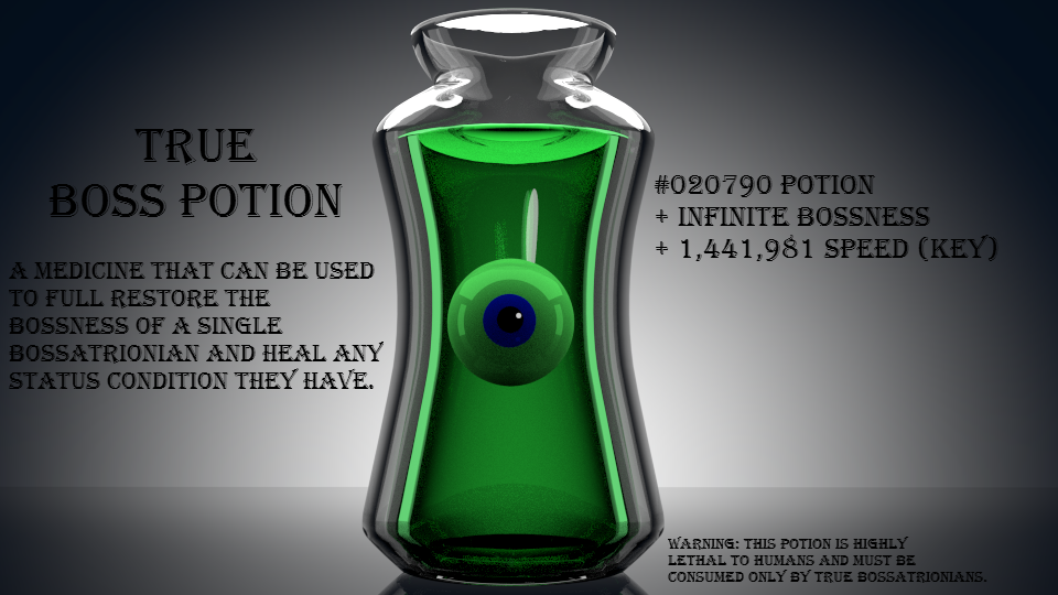 True Boss Potion