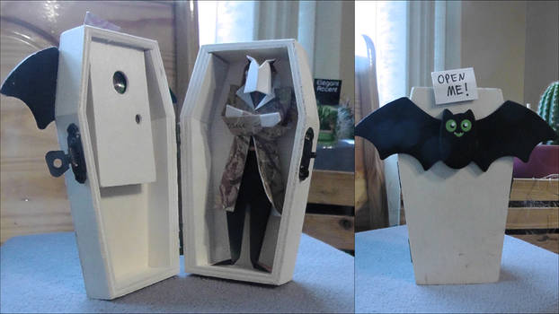 Origami Dracula /w Coffin