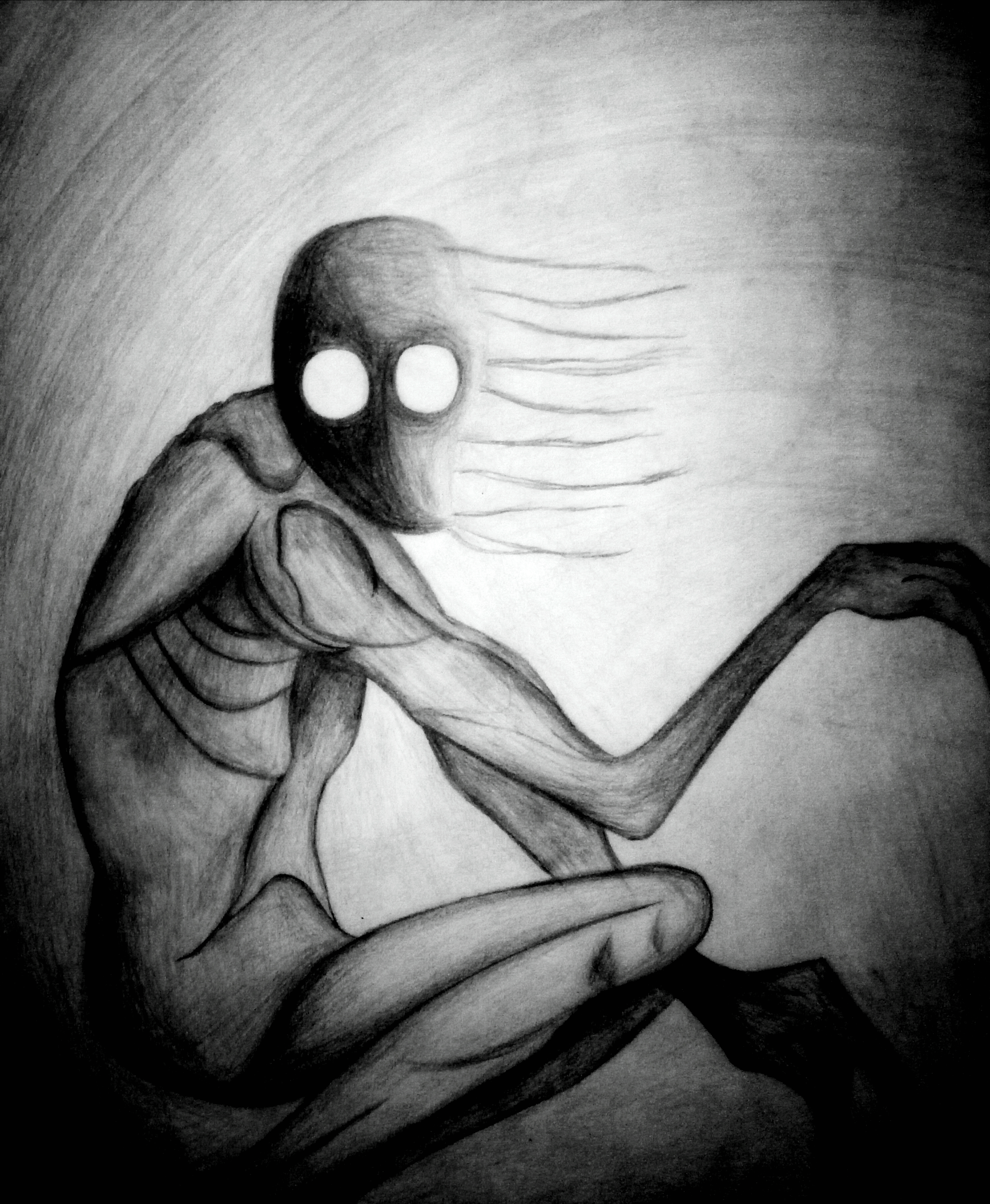 The RAKE Creepypasta Story + Drawing (Scary Horror Stories