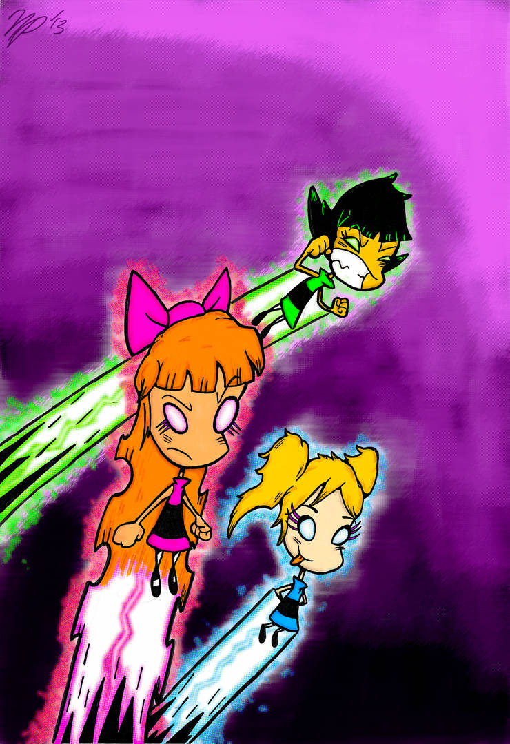 Powerpoff Deviantart Powerpuff by NickPino on DeviantArt