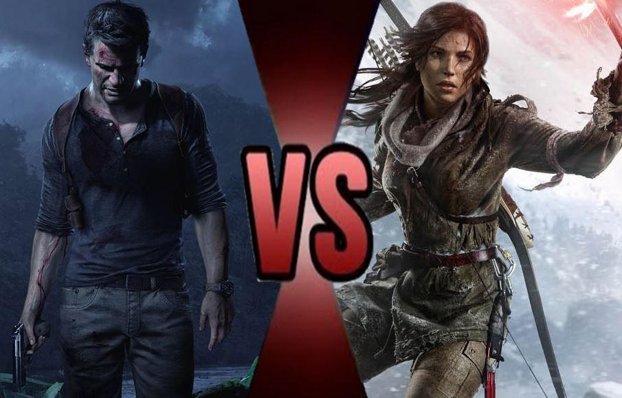 Nathan Drake Vs Lara Croft Death Battle By Littlechone On
