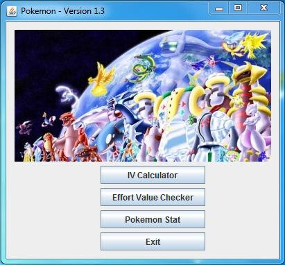 Pokemon Program - Main Page - Version 1.3 by Dracula-Zero on DeviantArt