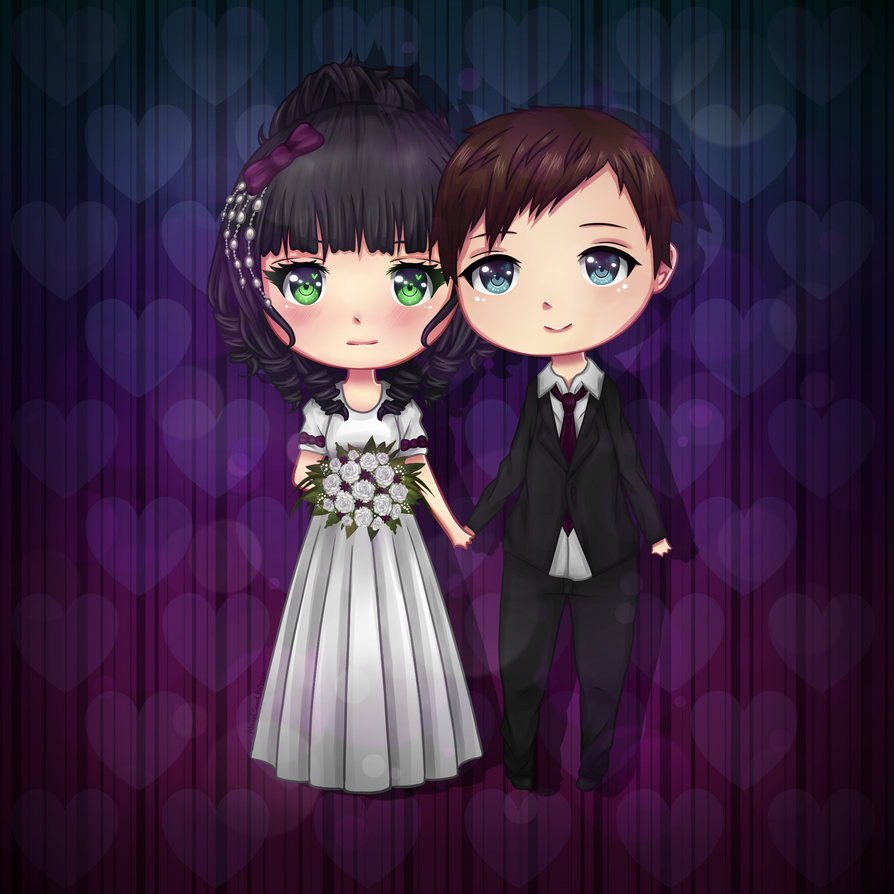 Unitato Deviantart Marriage - Chibi's by nanachan-unitato by NanaChan-Unitato on DeviantArt