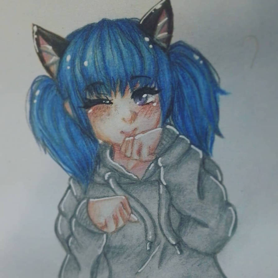 Unitato Deviantart Neko girl! by NanaChan-Unitato on DeviantArt