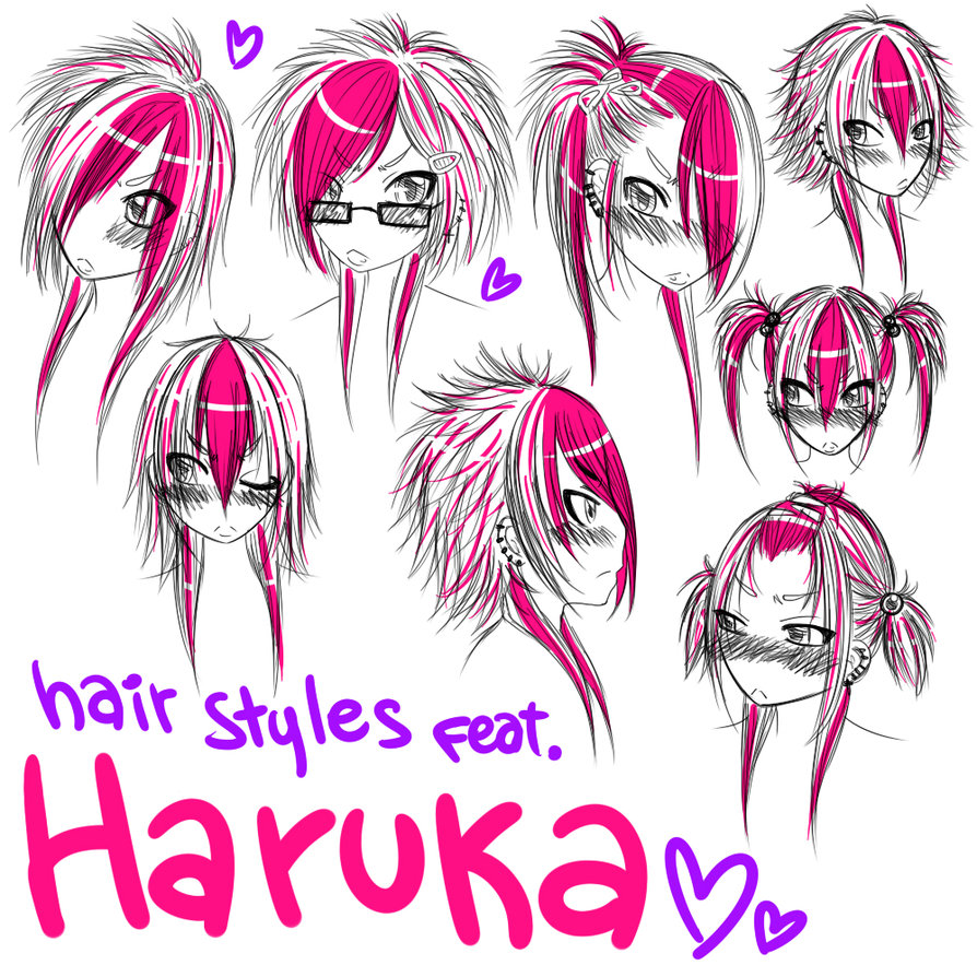 Cool-anime-hairstyles by DemonicFreddy on DeviantArt