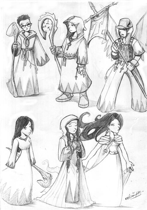 FFT2R White mage evolutions by EstevaoPB on DeviantArt