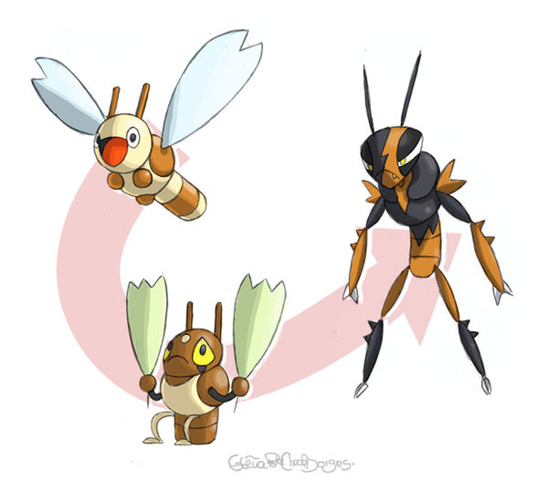 Fakemon - emo bugs by EstevaoPB on DeviantArt