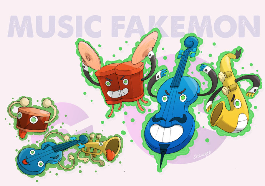 Music fakemon by EstevaoPB on DeviantArt