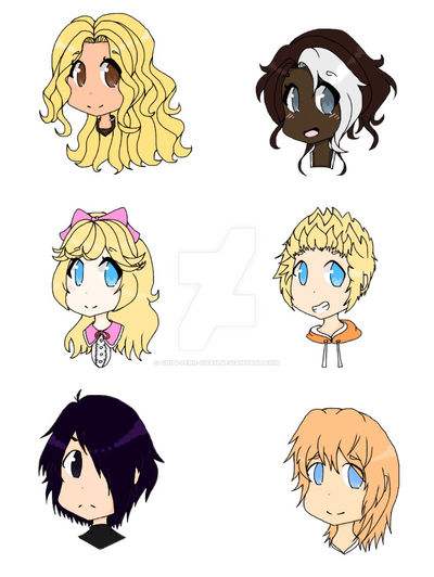 Maximum Ride chibi sticker designs by Chibi-Zero-Chan on DeviantArt