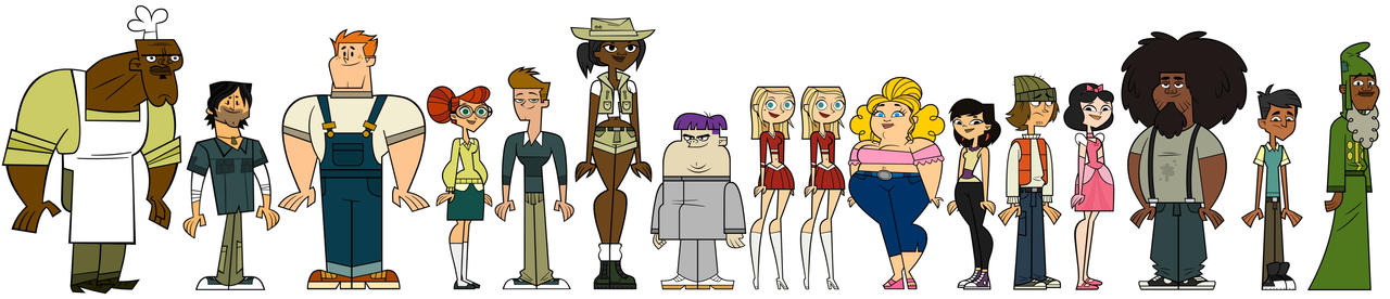 Total Drama Height Chart 3rd Generation By Trae Slaughter On DeviantArt