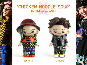 J-HOPE X Becky G [Chicken Noodle Soup] Figurines