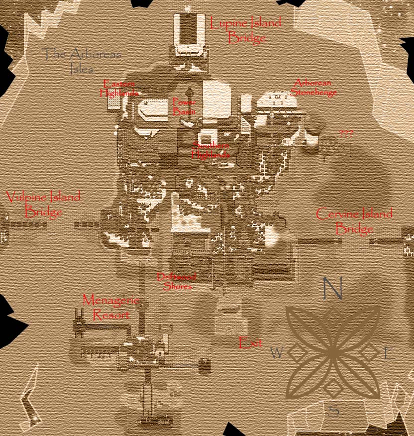 Arboreas Isle Map