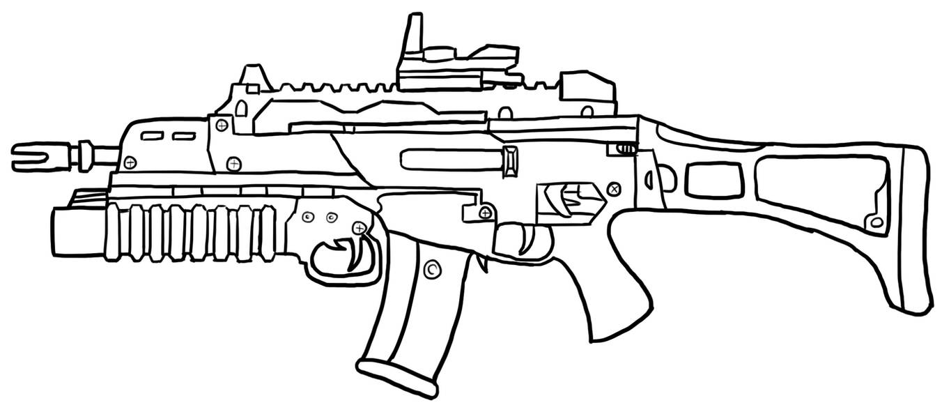 Распечатка автоматы. G36c чертеж. Штурмовая винтовка g36 чертежи. Автомат HK g36c чертеж.