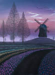 Tulip Field Windmill