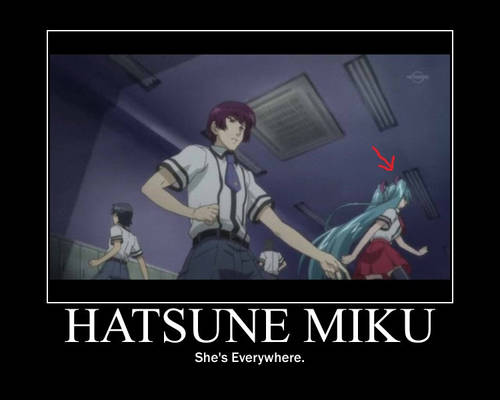 Hatsune Miku in an Anime