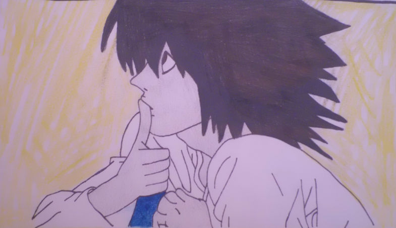 Deviantart La Note Death Note: L by VanillaFireflies on DeviantArt