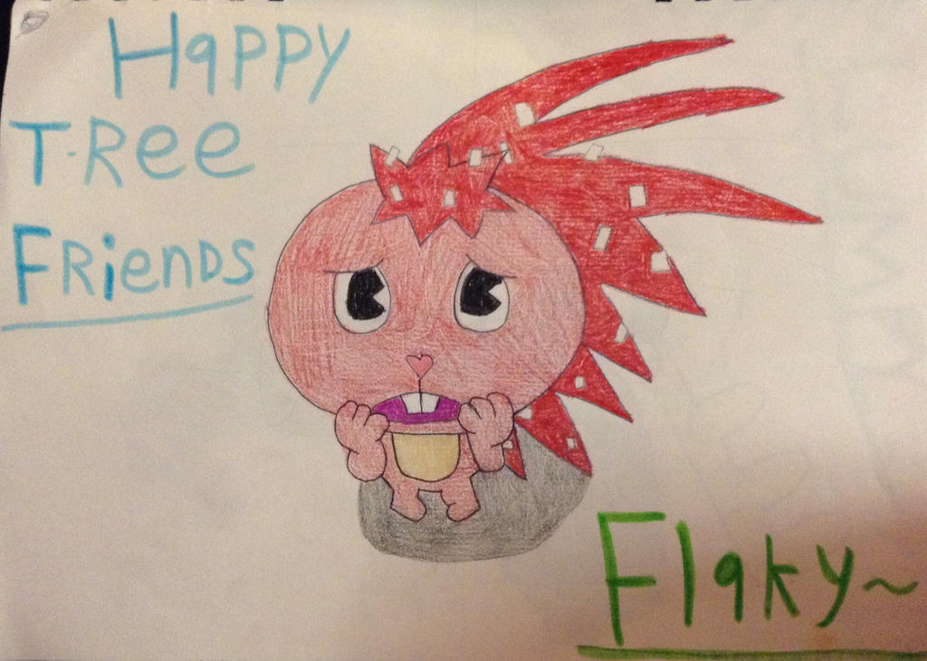 Happy Tree Friends: Flaky by VanillaFireflies on DeviantArt