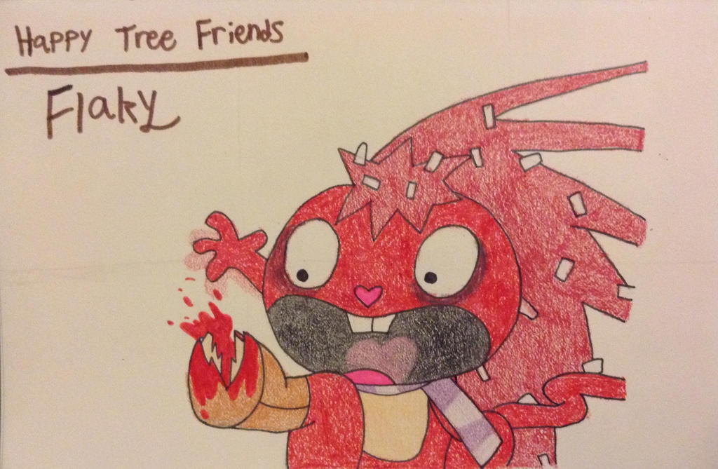 Happy Tree Friends: Flaky by VanillaFireflies on DeviantArt