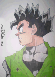 Gohan drawn and vectorial art by BrFBF93