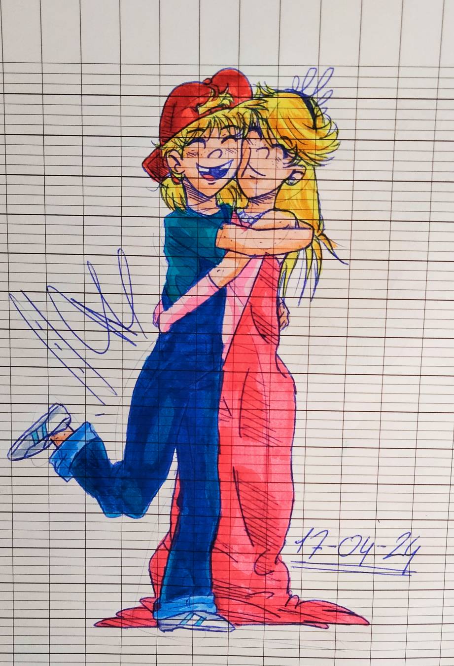 Lana and Lola hug by ErikMia04 on DeviantArt