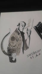 Hellboy Inktober #1