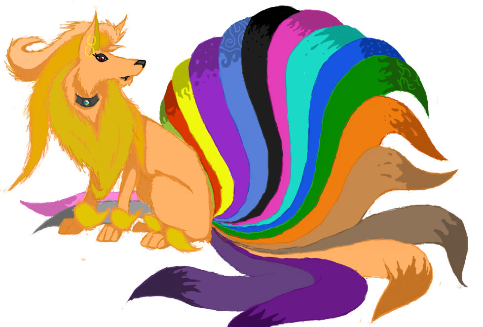 Mega 9 Tails Mega Ninetails by ScarletKitty2 on DeviantArt