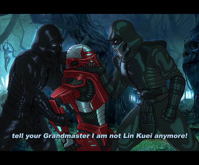 Noob Saibot and Sektor