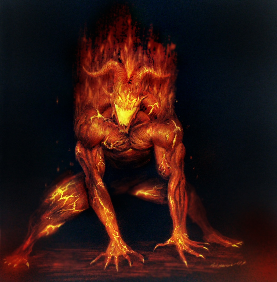 Fire demon by PitBOTTOM on DeviantArt