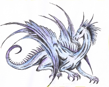 Violet-Turquoise Dragon